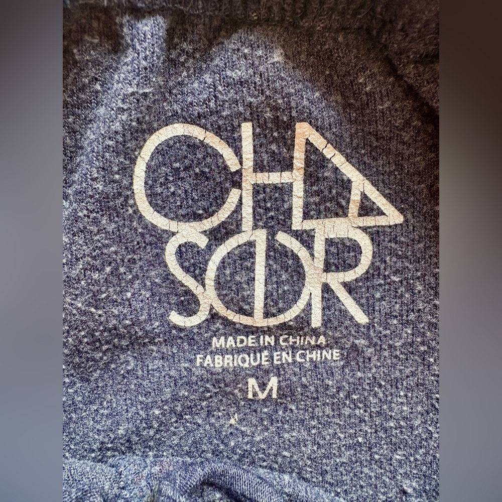 Chaser Tiny Hearts Sweatpants Avalon Navy Blue Red Hearts Anthropologie Medium M - Picture 7 of 8